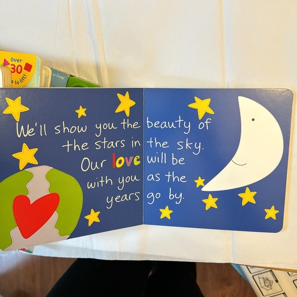 COPY - ⛱️2/$5⛱️Welcome Little One , board book , inside cover script, overa… - Picture 12 of 15